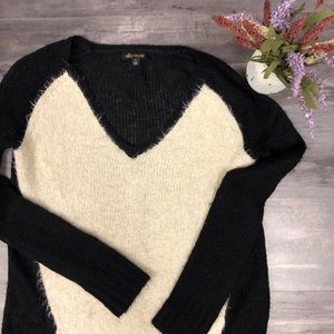 Anth | Ella Moss | Knit Colorblock Sweater | Med